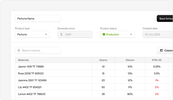 Scientific formula editor screenshot